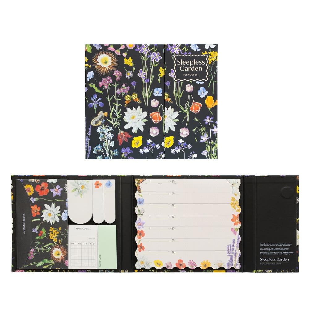 Grupo Erik - Sleepless Garden Weekly With Sticky Notes Planificateur/Organisateur - Multicolore
